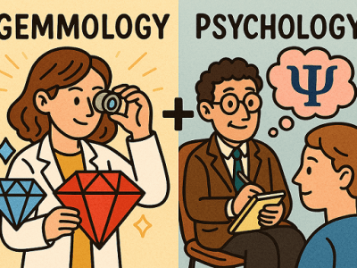 From Gemmology to Psychotherapy: A Story About Two Very Different Careers… That Turned Out Not So Different After&nbsp;All