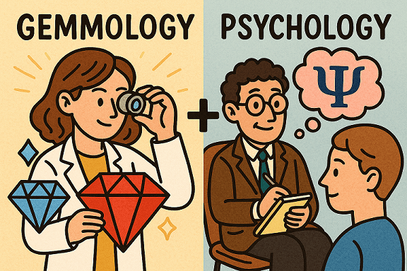 From Gemmology to Psychotherapy: A Story About Two Very Different Careers… That Turned Out Not So Different After&nbsp;All